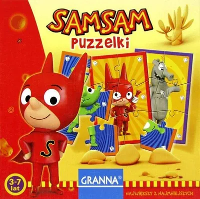 Produktbild von Granna SamSam Puzzelki Kinderspiel Lernspiel 3-7 Jahre