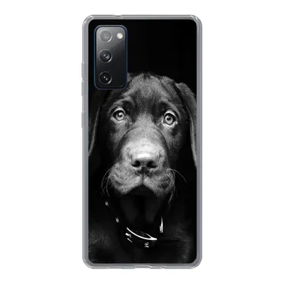 Produktbild von MuchoWow® Handyhülle Schutzhülle Hülle für Samsung Galaxy S20 FE Hund - Leicht - Schwarz Silikon Softcase Handy Hülle - Abdeckung