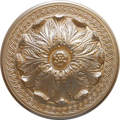 Produktbild von 1 Deckenrosette | Innendekor | Stuck | EPS | Nachbildung | 470x470mm | R-8.super.gold