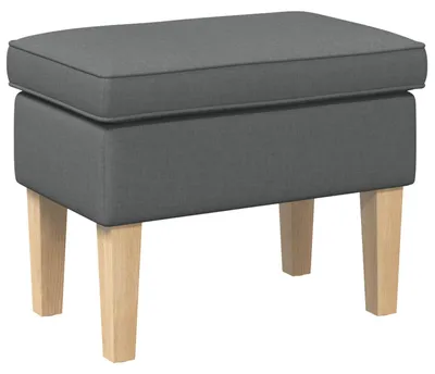Zdjęcie produktu dla Taboret vidaXL, ciemnoszary, 55 x 35 x 41 cm, materiał