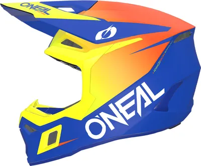 Produktbild von O'NEAL 3SRS Youth Helmet SOLID blue/neon yellow M (51/52 cm)