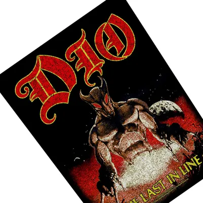 Produktbild von Dio - Patch "The Last In Line" RO12522 (Einheitsgröße) (Schwarz/Rot)