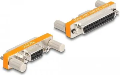 Image de Adaptateur femelle D-Sub 9 broches vers femelle D-Sub 25 broches, RS232