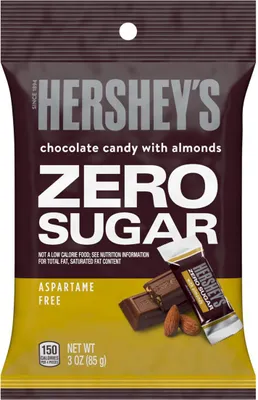 Obrázok produktu pre Čokoláda Hershey's s mandľami bez cukru (12 x 85 g)