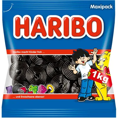 Produktbild von Haribo Lakritz Schnecken 1kg