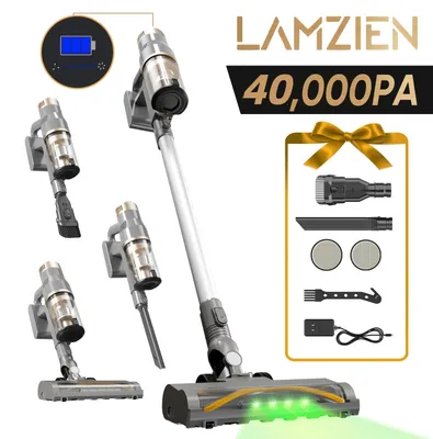 Produktbild von Kabelloser Staubsauger, 35 kPa Saugkraft, 40 Min Laufzeit, GRAU-40KPA