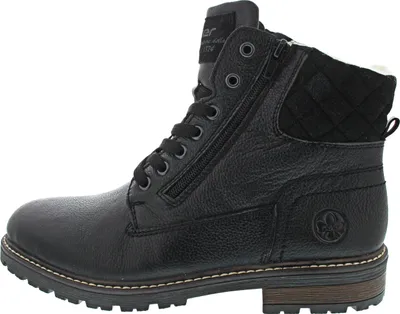 Immagine prodotto di Rieker scarpe da uomo fodera calda stivali stringati nero tempo libero, numero di scarpe: 43 EU