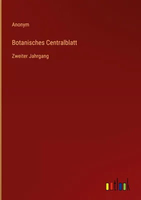 Produktbild von Botanisches Centralblatt