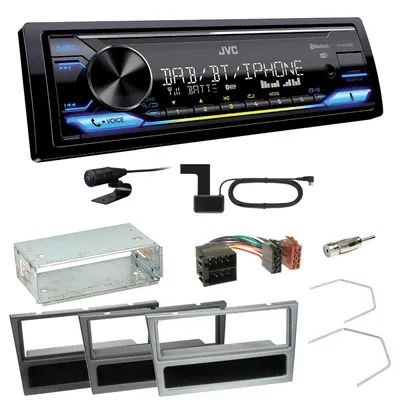 Produktbild von JVC KD-X472DBT DAB+ Bluetooth Einbauset für Opel Vectra C Signum Corsa Combo