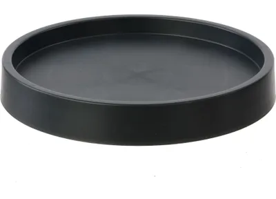 Produktbild von Plattform auf Rollen Runde Ø 45 cm Beweglicher Sockel für einen beweglichen Blumentopf, rund für Blumentöpfe und Blumenbeete auf 4 Rollen Gartenterrasse Balkon elegantes Design, Anthrazit