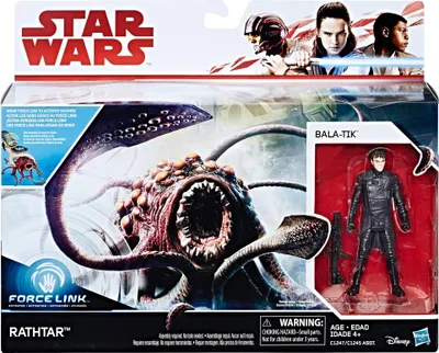 Produktbild von Hasbro Star Wars Force Link Rathtar & Bala-Tik Figur C1245 / C1247