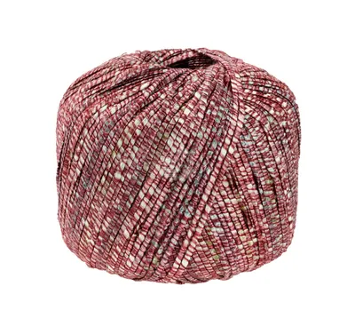 Produktbild von Lana Grossa Alessia 018 Weinrot/Dunkelgrau/Natur 50g