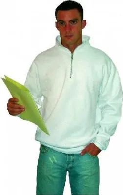 Produktbild von Vepro Sweatshirt mit Reißverschluss Zippéxxlblanc - Vepro