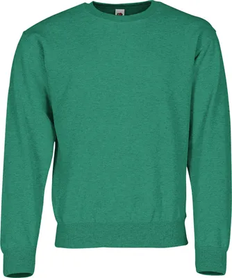 Produktbild von Classic Set-In Sweat ,Farbe: retro grün meliert + GRATIS MyShirt Stoffbeutel ,Größe: S