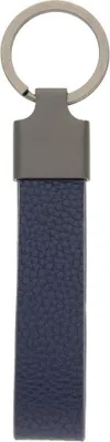 Produktbild von JuwelmaLux Schlüsselanhänger Edelstahl Leder blau JL45-01-0049