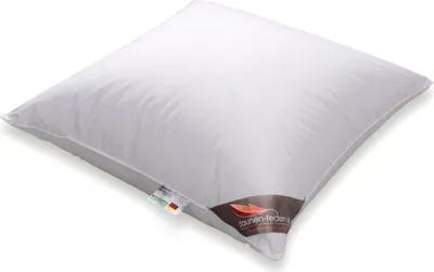Produktbild von Daunenkissen 80x80 mit 600g 100% Gänsedaunen gefüllt, das bequeme Kopfkissen