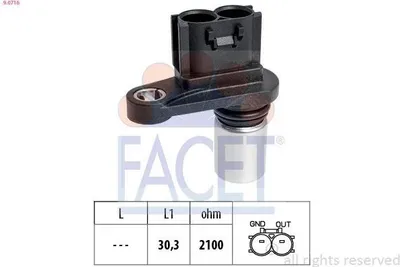 Produktbild von FACET 9.0716 Kurbelwellensensor Impulsgeber für TOYOTA Yaris Schrägheck (P9)