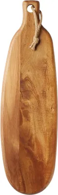 Productafbeelding van Acaciahouten Serveerplank - Antipasti Bord - Gerechten Presenteren - Lange Vorm - 17.5 x 60 cm - Houtkleur