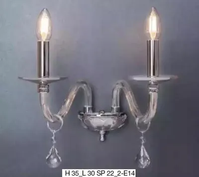 Zdjęcie produktu dla Klasyczne oświetlenie ścienne Żyrandol wiszący w stylu antycznym Lampa ścienna