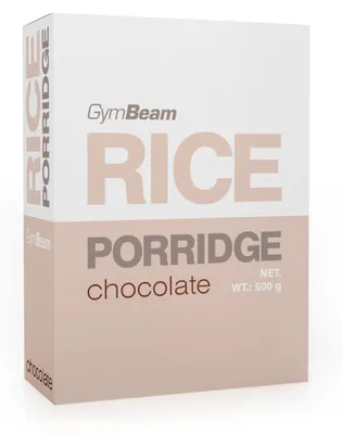 Produktbild von GymBeam - Reis Porridge, 500 g, Schokolade