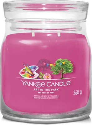 Produktbild von Yankee Candle Art In The Park, Zylinder, Pink, Apfel, Blumig, Holz, 50 h, 1 Stück(e)