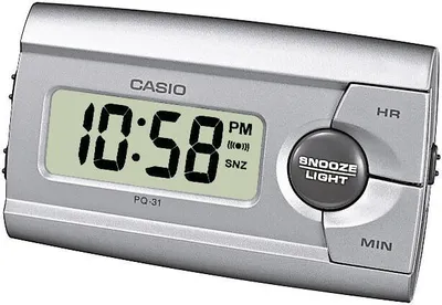 Produktbild von Casio Uhr Wake up Timer Wecker PQ-31-8EF Digitalwecker Reisewecker