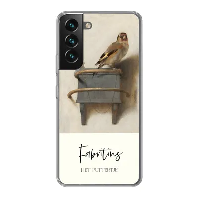 Produktbild von MuchoWow® Handyhülle Schutzhülle Hülle für Samsung Galaxy S22 Alte Meister - Der Stieglitz - Fabritius Silikon Softcase Handy Hülle - Mobiltelefonhülle