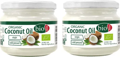 Produktbild von BioasiaKokosnussöl virgin kaltgepresst Biosiegel 250ml 2er Pack