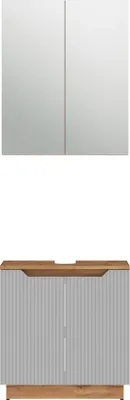Immagine prodotto di Set di mobili da bagno Vicco Lotta Grigio 2 parti, Model 59474