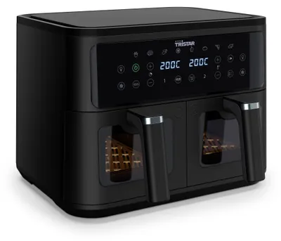 Produktbild von Heißluftfritteuse FR-9429, 2 Körbe, Timer-Funktion, PFAS-frei, 200 Grad