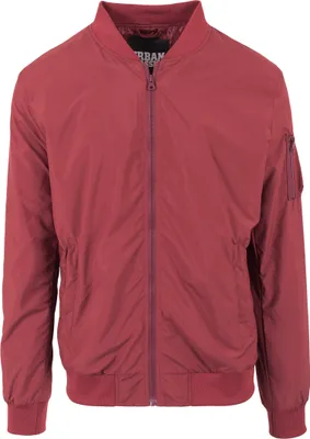 Produktbild von Urban Classics Light bomber Jacket Burgundy