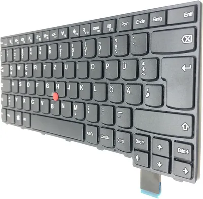 Zdjęcie produktu dla GERMAN - Czarna klawiatura kompatybilna z Lenovo ThinkPad T470s 20JS-0021