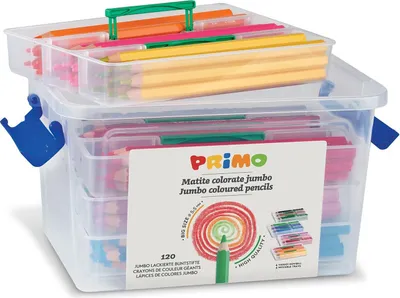 Produktbild von Schachtel 120 große Buntstifte