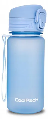 Image de Brisk Mini Bidon 400ml en bleu pastel - Parfait pour l'école et les activités de plein air !