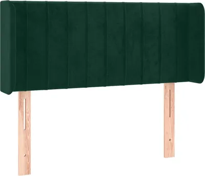 Obrázok produktu pre vidaXL Čelo postele s ušami tmavozelené 93x16x78/88 cm Velvet