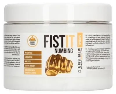 Productafbeelding van SHOTS Toys Fist It, 500 ml, 550 g, glijmiddel op waterbasis, geschikt voor anale seks, verlengslijm, verpakking