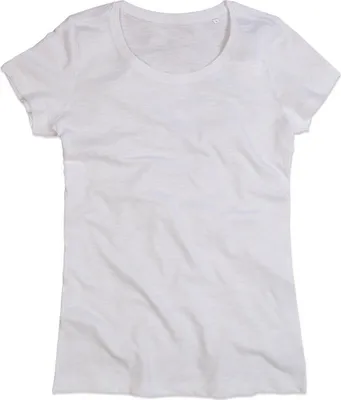 Produktbild von Stedman ST9500 | Womens Sharon Crew Neck Damen T-Shirt - Farbe: White - Größe: S