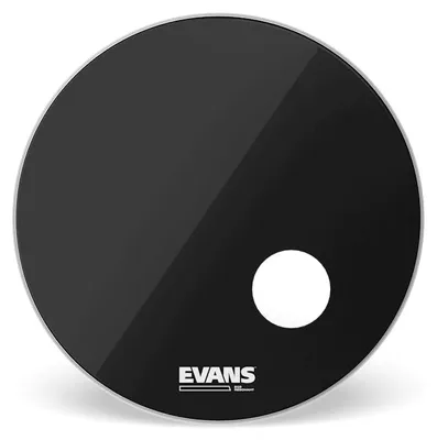 Produktbild von Evans BD26RB Resonanzfell mit 12,7 cm (5 Zoll) Loch 66 cm (26 Zoll) schwarz