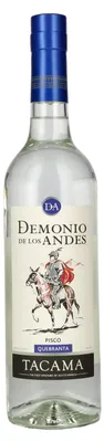 Immagine prodotto di Pisco Quebranta DEMONIO DE LOS ANDES 40% vol 700ml
