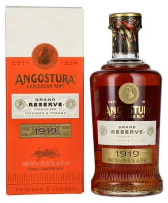 Produktbild von Angostura 1919 Grand Reserve Premium Gold Rum 40% Vol. 0,7l in Geschenkbox