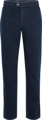 Produktbild von Brühl - Herren Flatfront Hose in Marine, Anthrazit oder Schwarz, Parma (0319003142100), Größe:46, Farbe:Blau (930)