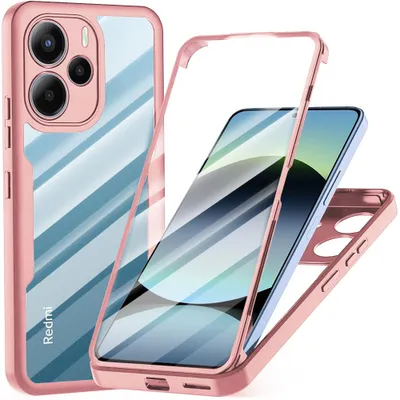Obrázok produktu pre Puzdro Techsuit ColorVerse 360 s fóliou pre Xiaomi Redmi Note 14 4G – Ružová KP37015