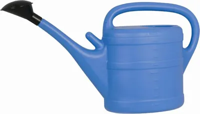 Zdjęcie produktu dla Konewka 10 litrów jasnoniebieska Głowica natryskowa z wysokiej jakości tworzywa sztucznego