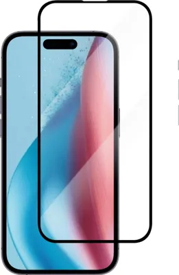 Zdjęcie produktu dla Ochraniacz ekranu iPhone 16 / 15 Czarny