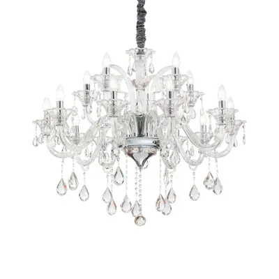 Produktbild von Colossal Classic Kronleuchter Metall-Kristall Klar 15 Lichter E14