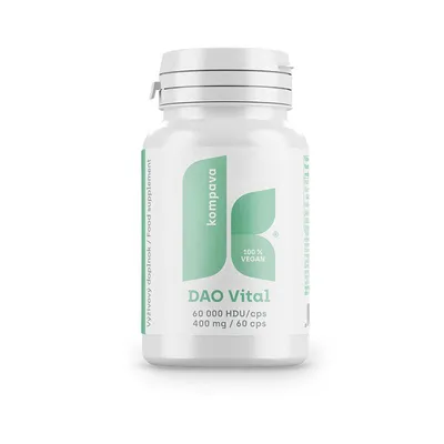 Productafbeelding van Kompava DAO Vital, 400 mg / 60 capsules