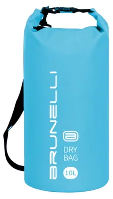 Produktbild von BRUNELLI 10L Dry Bag Wasserdichter Seesack Rucksack Packsack Trockensack mit Schultergurt - Farbe: Türkis