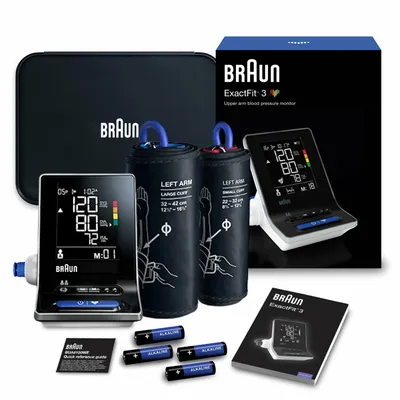 Zdjęcie produktu dla BRAUN EXACTFIT ™ 3 BUA6150 Manometr na ramię + dwa mankiety