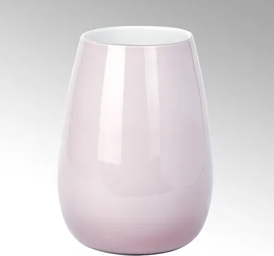 Produktbild von Pisano Vase groß Überfangglas, quarz H30 cm  D22 cm