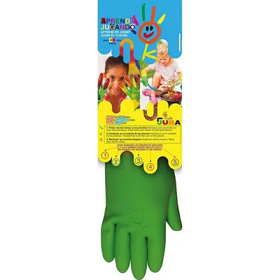 Produktbild von Garten-Handschuhe JUBA grün Für Kinder 4 Jahre Latex